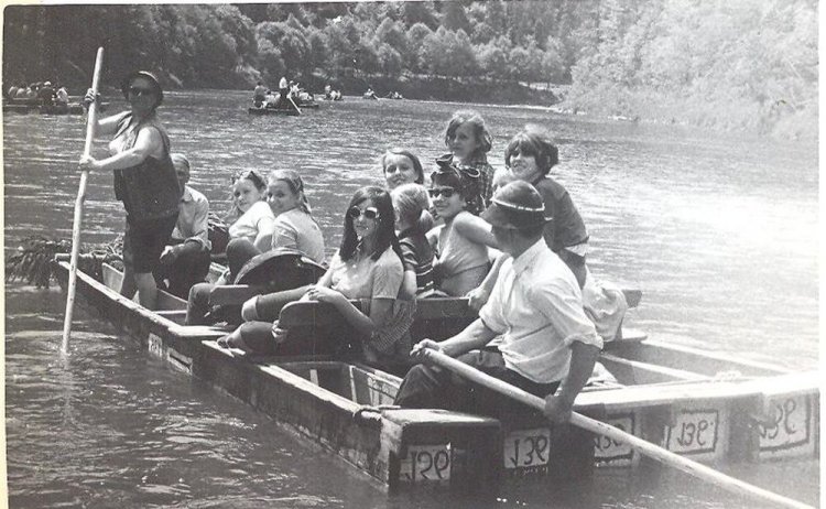 1972 wycieczka Łańcut - Bieszczady