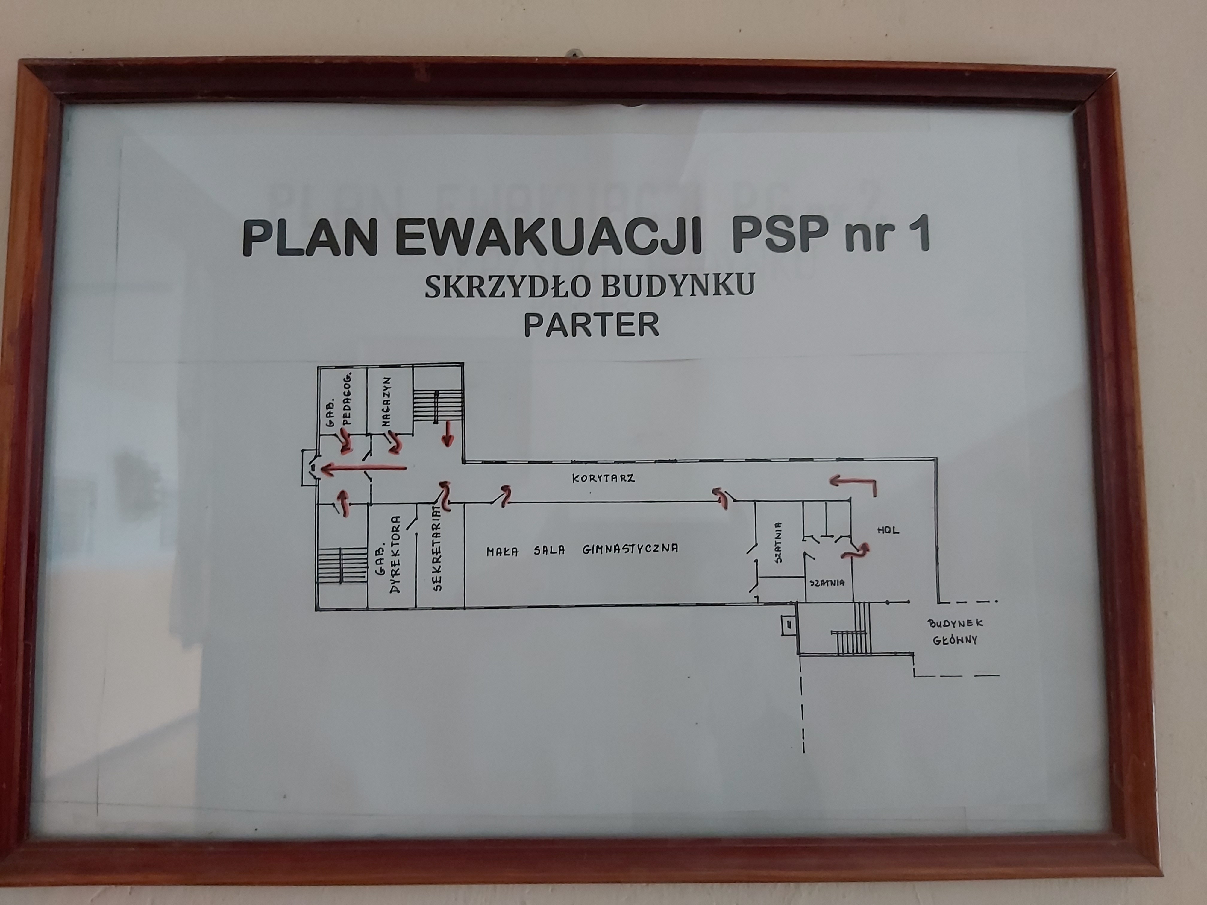 plan ewakuacji cz. 1
